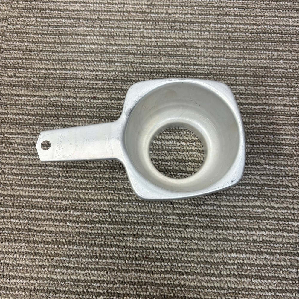 Foley Canning Funnel Silver Aluminum Vintage Kitchen Tool Square Top